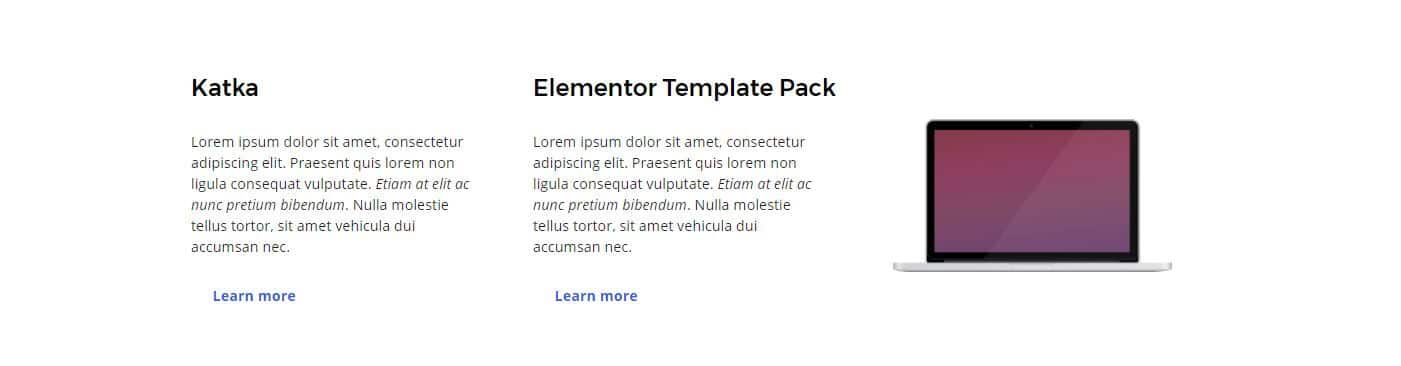 Content blocks - Katka Template Pack