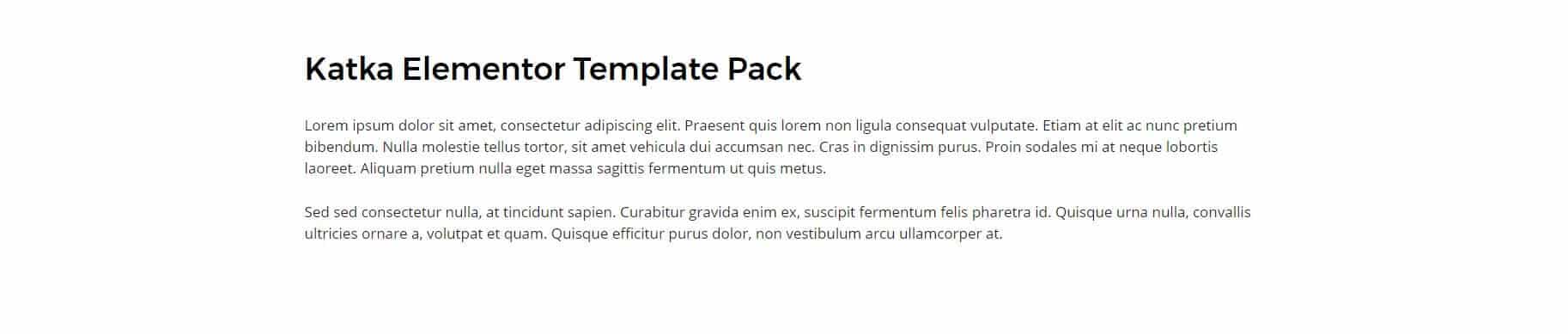 Content blocks - Katka Template Pack