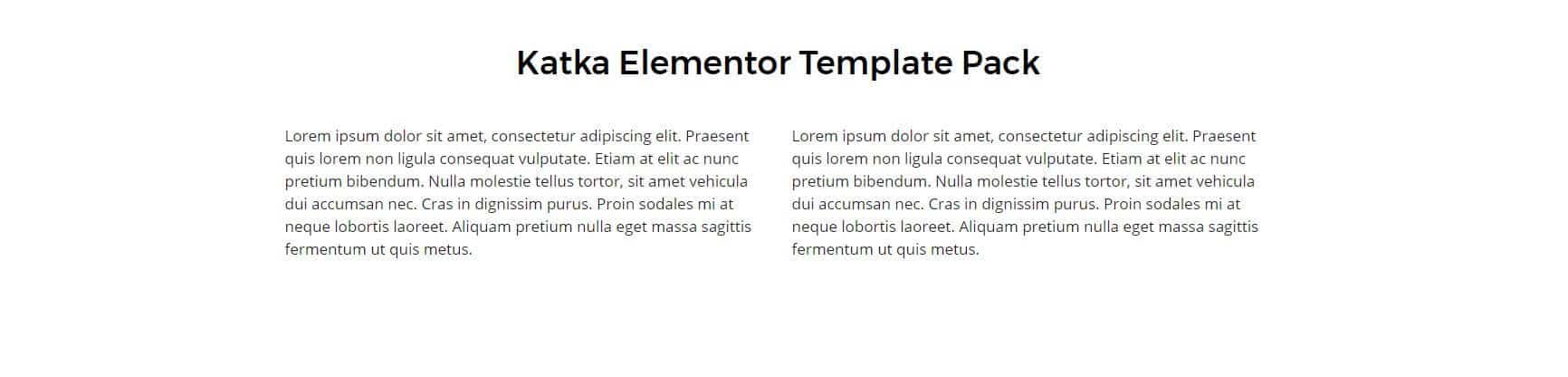 Content blocks - Katka Template Pack