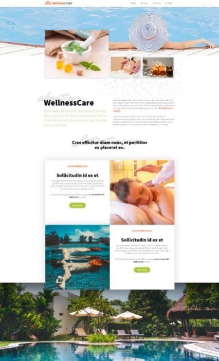 Katka Pro Wellness - About Elementor page template